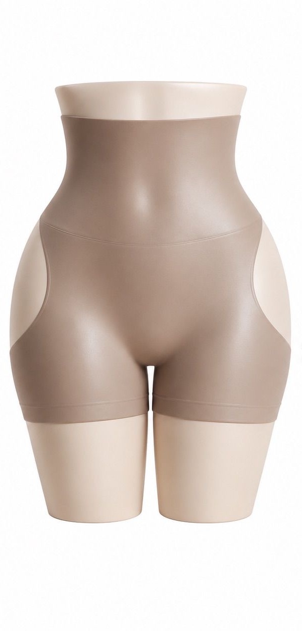Core Sculpt Set — nude Sculpt Shorts on a studio plate.